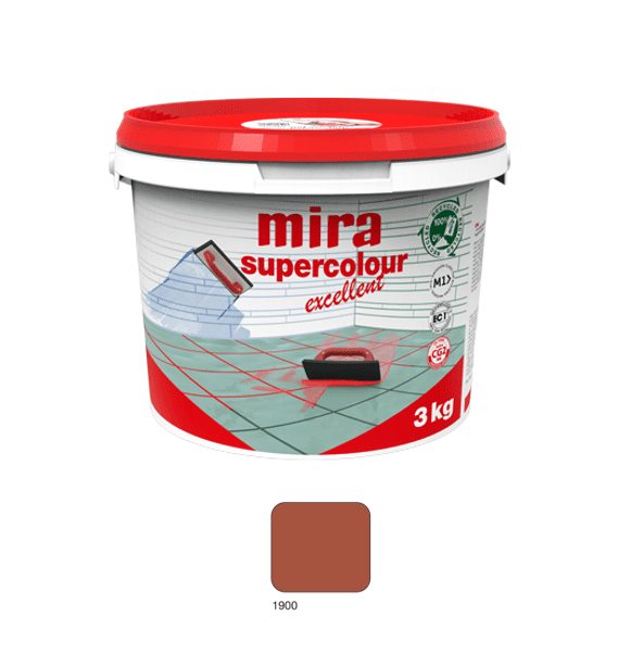 Mira Supercolour Excellent 1900 - 3 kg - Fugemasse til fliser