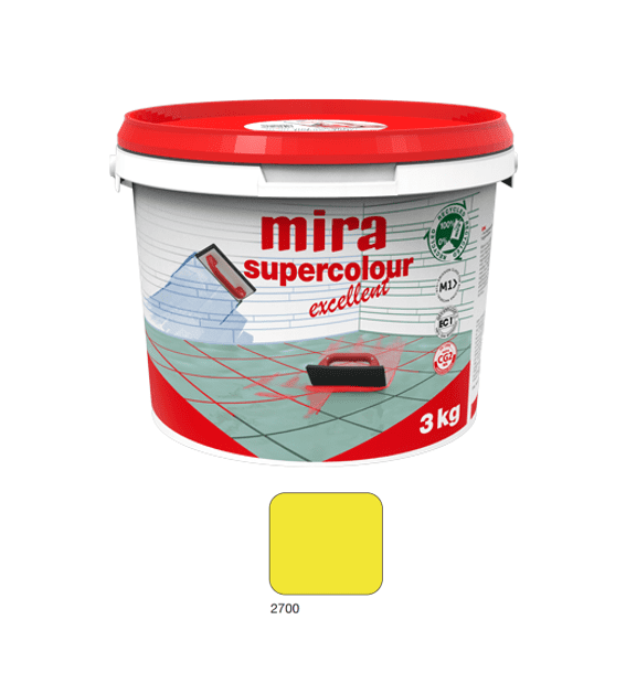 Mira Supercolour Excellent 2700 - 3 kg - Fugemasse til fliser