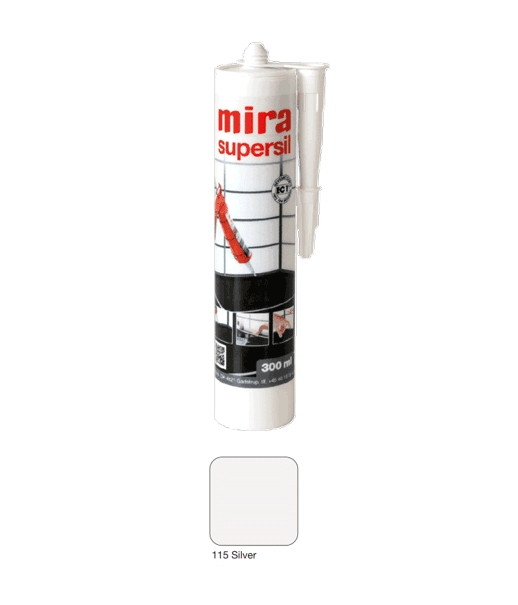 Mira Supersil 115 Silver - Sanitetssilicone