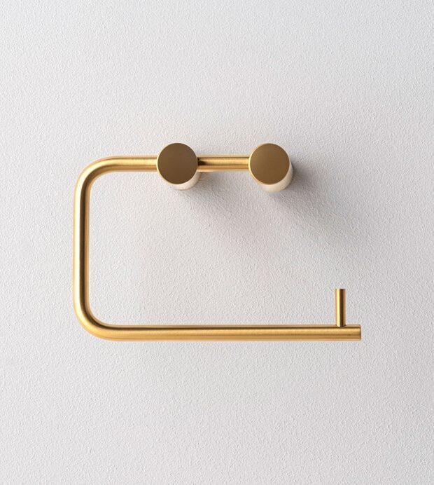Toiletrulleholder - Messing