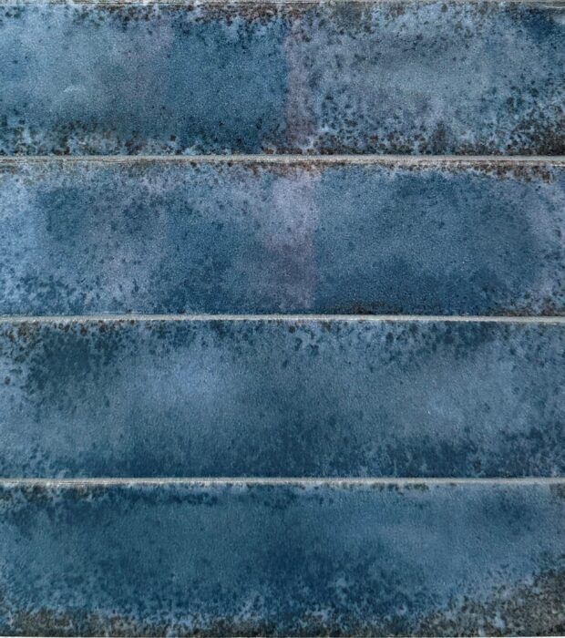 Sildebensfliser Metalbrick Blu Emil Ceramica Miljoe HL Keramik