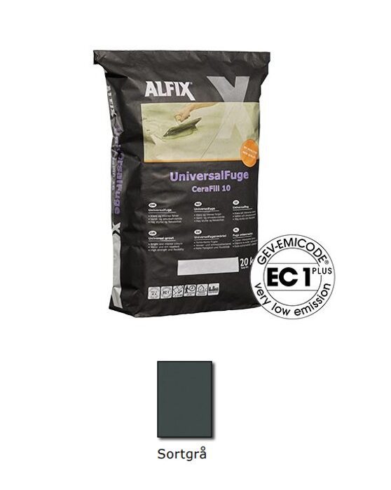 Alfix Universalfuge Cerafill 10 Sortgraa HL Keramik