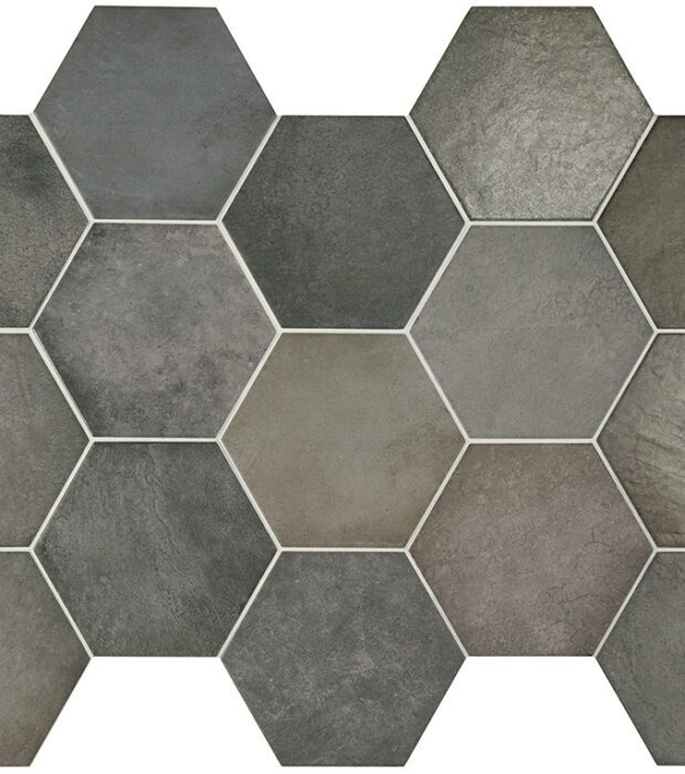 Hexagonfliser Heritage Carbon HL Keramik