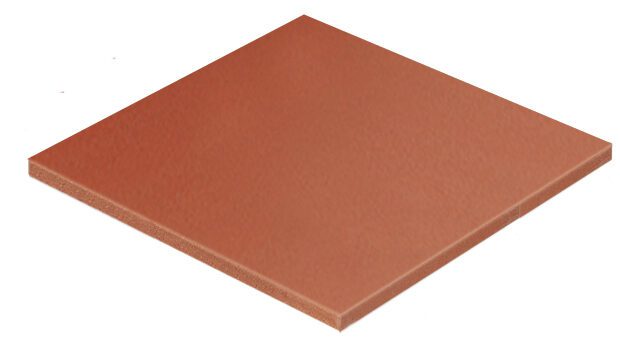 Uglaseret rød teglklinke Terra Patrician Red i 24×24 cm fra HL Keramik