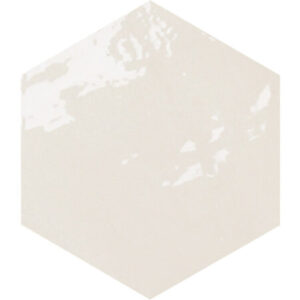 Zellige Hexa White 10,8x12,4 Blank
