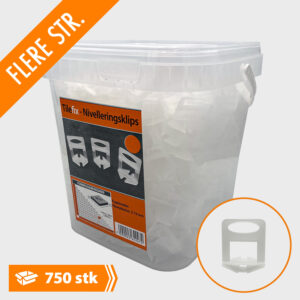 Tilefix Nivelleringsklips 2 Mm – 750 Stk