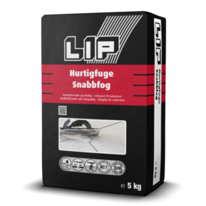 LIP Hurtigfuge Flisegrå - 5 Kg