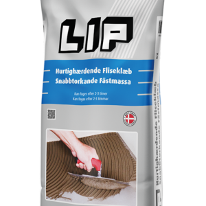 LIP Hurtighærdende fliseklæb Grå - 20 Kg