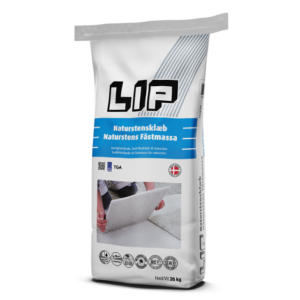 LIP Naturstensklæb Hvid - 20 Kg