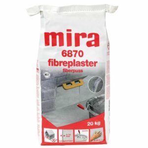 Mira 6870 Fibreplaster Hvid - 20 Kg