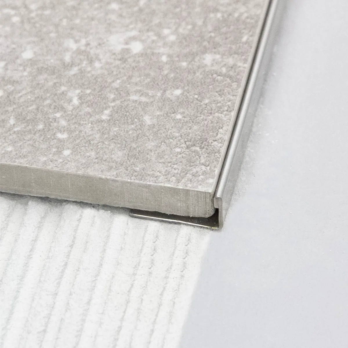 10 Mm Lige Afslutning Blank Rustfri Stål 300 Cm