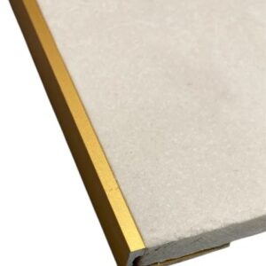 10 mm Lige Afslutning Guld Mat Elox 270 cm