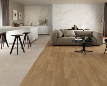 Fliser traelook koekken alrum marmor beton Tundra Biondo Saime Ceramiche HL Keramik - HL Keramik Fliser trælook