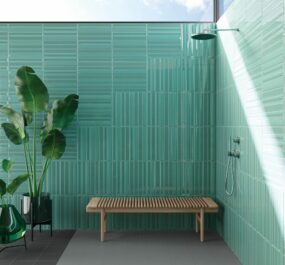 Grønne smalle fliser - Flauti FL LQ 40 greeen - Ceramica Vogue - HL Keramik