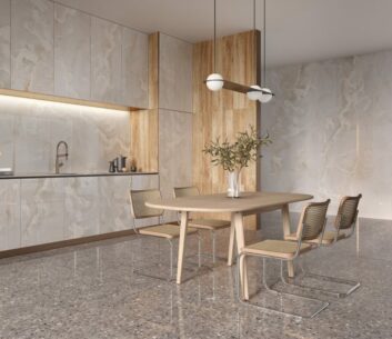 Store fliser koekken marmor Shine Crema 90x270 120x278 Saime Ceramiche HL Keramik - HL Keramik Storformat fliser