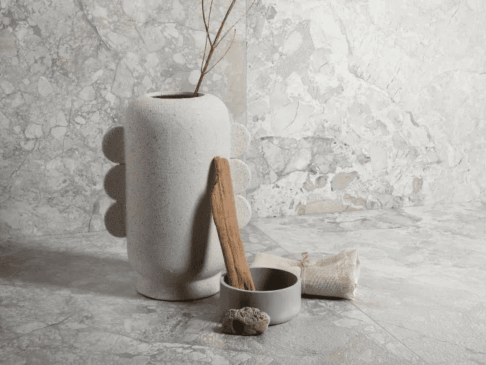 Sten Look Fliser Angel Heart White Miljoe Gulvfliser Vaegfliser Hl Keramik Sten Look Fliser Angel Heart White Botega Miljø HL Keramik